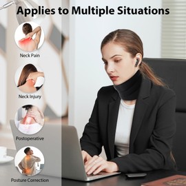 IVEOPPE Neck Support for Neck Pain Support - Universal Adjustable Neck Support for Sleeping, Relieves Neck Pain and Spinal Pressure
