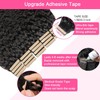 Kinky Straight Tape ins Hair Extensions Real Human Hair 60pcs