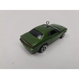 Handmade Dodge Challenger SRT8 Green Christmas Ornament