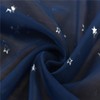 Star Tulle Curtains, Sheer Star Curtains for Bedroom Glitter Star