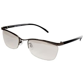 Hodogaya Electronics Men's Sunglasses, Metal Frame, Clear, clear