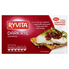 Ryvita Dark Rye Crispbread (250g) - Pack of 6