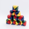 10 Pcs Juggling Balls Set, Leather Game Toy Balls, Soft