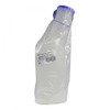 Urine Bottle Plastic Man 1 L with Closure Milky Pack