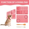 Lick Mat for Dogs with Suction Cups,Silicone Dog Lick Mat,Slow