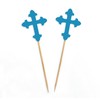 Darling Souvenir, Christening Baptism Cupcake Toppers, Dessert Decorations - Pack
