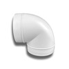 K-TECH-PRO 90° Elbow Pipe Elbow 90° PVC Round Ventilation Exhaust