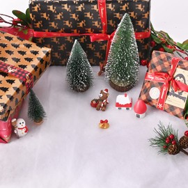 Gukasxi Christmas Artificial Snow Blankets, 80 x 240 cm, Thickened Soft Christmas Decoration, Snow Blanket, Fluffy Christmas Decoration, Scene for Christmas Tree, Skirts, Table Runner, Holiday Decor,