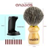 Shaving Brush with Holder, Anbbas Pure Badger Hair Shaving Brush