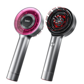 breo 2024年にデビュー 電動頭皮ブラシ ヘッドスパ 頭皮ケア ヘアケア スカルプ 美容液使用可能 軽い 赤色LED 防水仕様 乾湿両用 Type-c充電式 大容量バッテリー内蔵 コードレス 収納袋付き 持ち運びやすい 3in1電動頭皮ブラシ 男女兼用 美容家電 家庭用 誕生日 クリスマス プレゼント Scalp 3