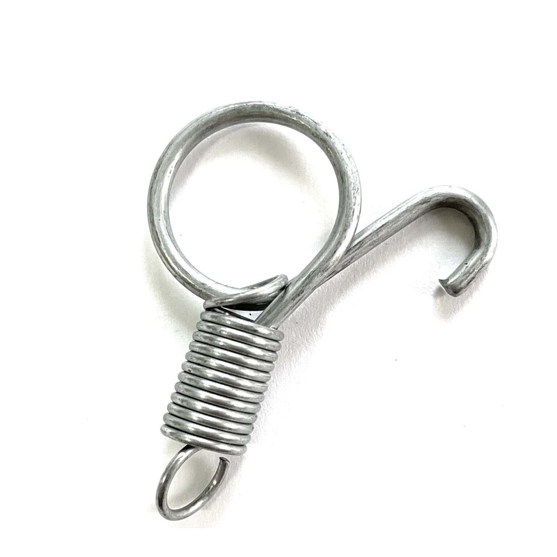 Cotsdan 20Pcs Spring Door Latch for Cages Metal Finger Spring