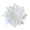 espressivo Aroma Stone Dahlia White Made in Japan Handmade 5.2cm