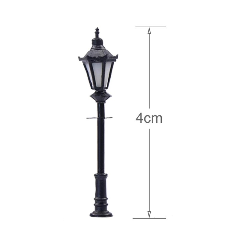 Evemodel Set of 5 Model Parking Lanterns LED Light Lamps
