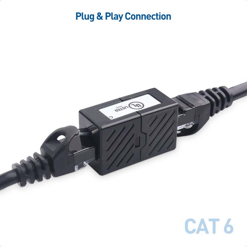 [UL Listed] Cable Matters 2-Pack 10Gbps Cat 6 Ethernet Coupler