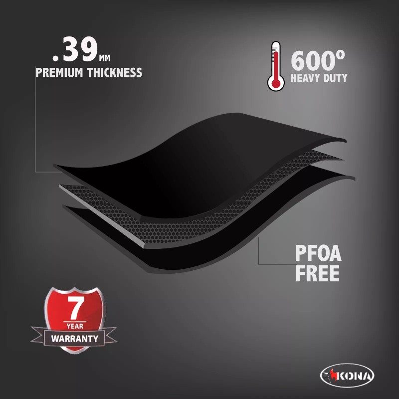 Kona BBQ Grill Mat - Heavy Duty 600 Degree Non-Stick