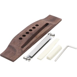 Swhmc 6 String Adjustable Rosewood Bridge Acoustic Guitar Saddle Nut