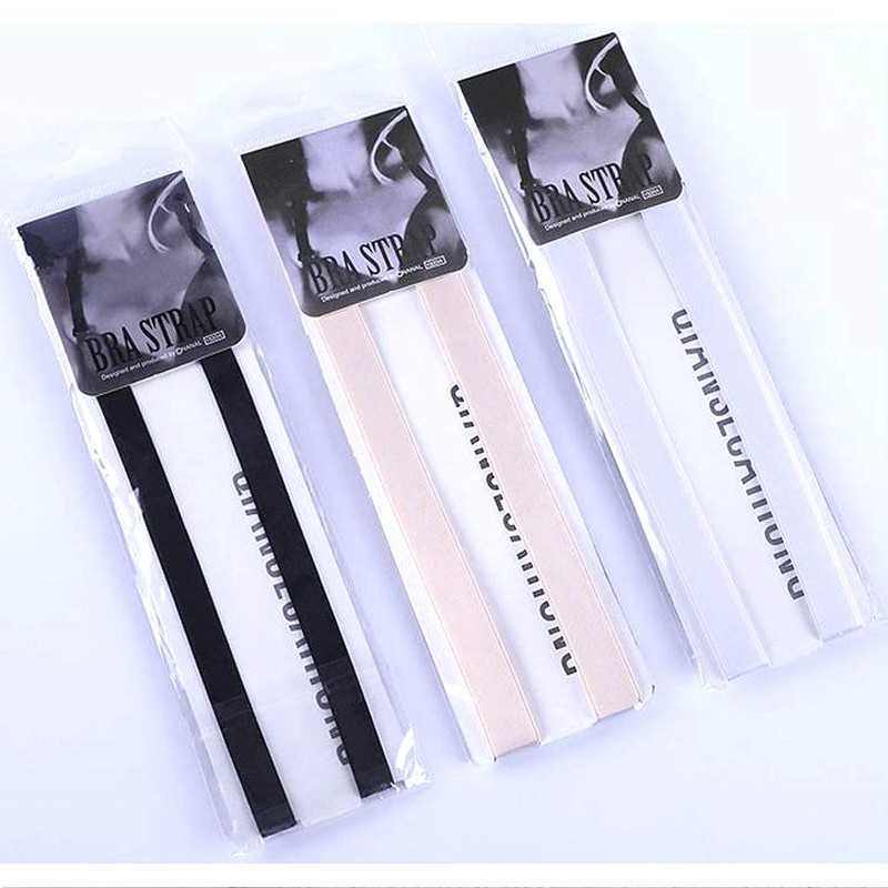 Magicmode 3Pairs Bra Straps Replacement 18mm Width Elastic Adjustable Removable