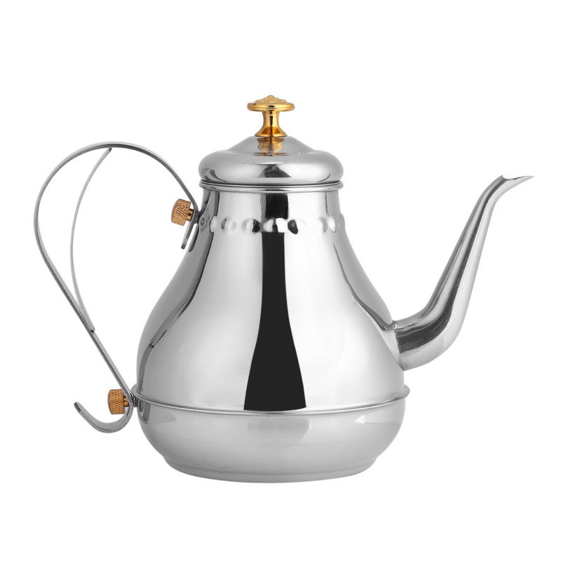 1.2L Stainless Steel Gooseneck Pour Coffee Drip Kettle Tea Filter