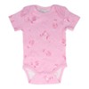 Organic Cotton Summer Baby Onesie - Mermaids Pink, 3-6 MTHS
