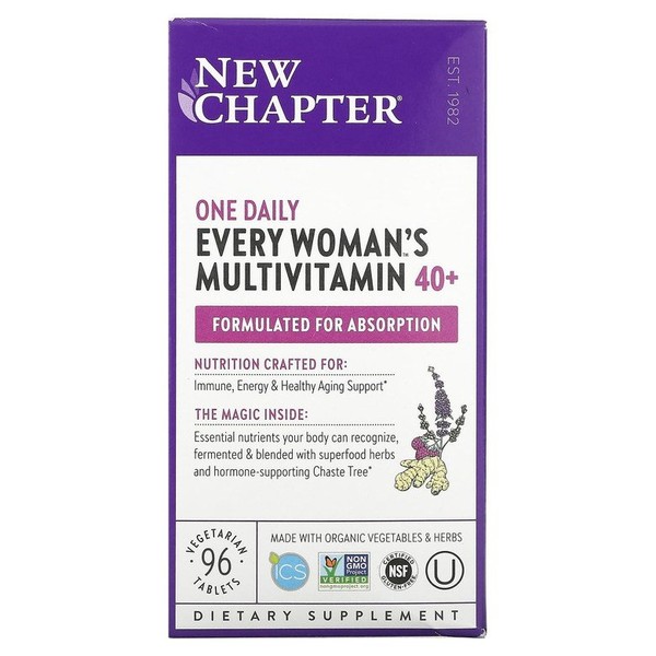 40 Plus Every Women&#39;s One Daily Whole Food Multivitamin Veggie