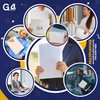 G4GADGET A4 Clear Plastic Wallets – Pack of Popper Document