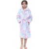A2Z 4 Kids Girls Fleece Luxury Sherpa Hooded Dressing Gown