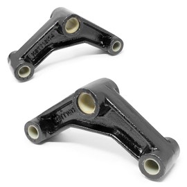 Pair of 8301 Curved Equalizers for 1-3/4" Wide Double Eye Springs, Replaces EQ458 & 220AIT3B, 2,000lb - 7,000lb Axles Applications