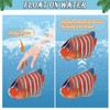 BoomBone Squeaky Dog Water Pool Toys 4 Pack, Interactive Summer