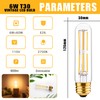 Dimmable T10 LED Tubular Light Bulb 6W 60W Equivalent Vintage