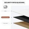 MultiValue RFID Card Holder Wallet, Wristlet Wallet with Keychain PU
