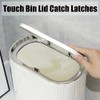 CORTHULin 4 PCS Bin Lid Clasps Durable Touch Bin Lid