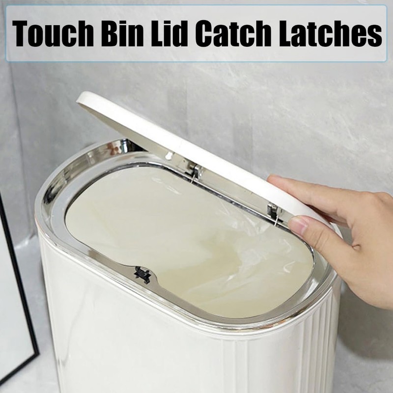 CORTHULin 4 PCS Bin Lid Clasps Durable Touch Bin Lid