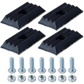 Hoite 4 Pcs Stop Buffer Leaf Spring Intermediate Plate Rubber Buffer Suspension Rear Fit for Citroen Jumper Peugeot Boxer Fiat Ducato 1362685080