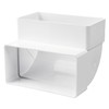 Edge Elbow 90 Degree Vertical Ventilation Duct 110 x 55