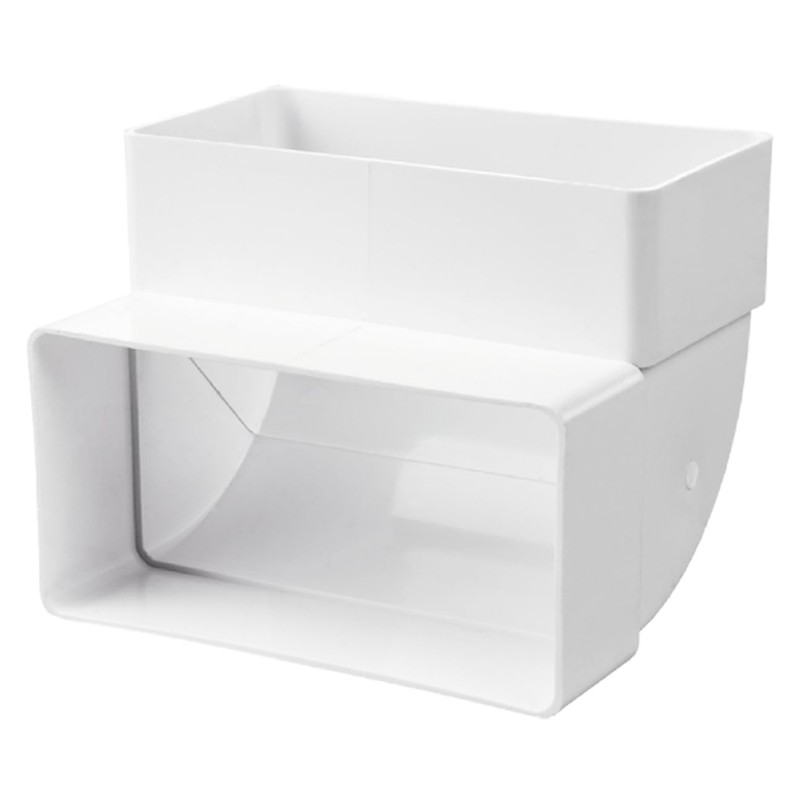 Edge Elbow 90 Degree Vertical Ventilation Duct 110 x 55