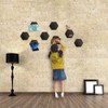 20 Pcs Pin Board Hexagon Felt Board Tiles Black Self-Adhesive