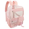 Vangue Clear Backpack Stadium Approved Heavy Duty Clear Bookbag with