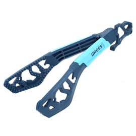 DRESS Dino Grip EVO Blue + Aqua Blue Fish Grip, Fish Grip, Plier, Ultra Lightweight, 2.5 oz (70 g)