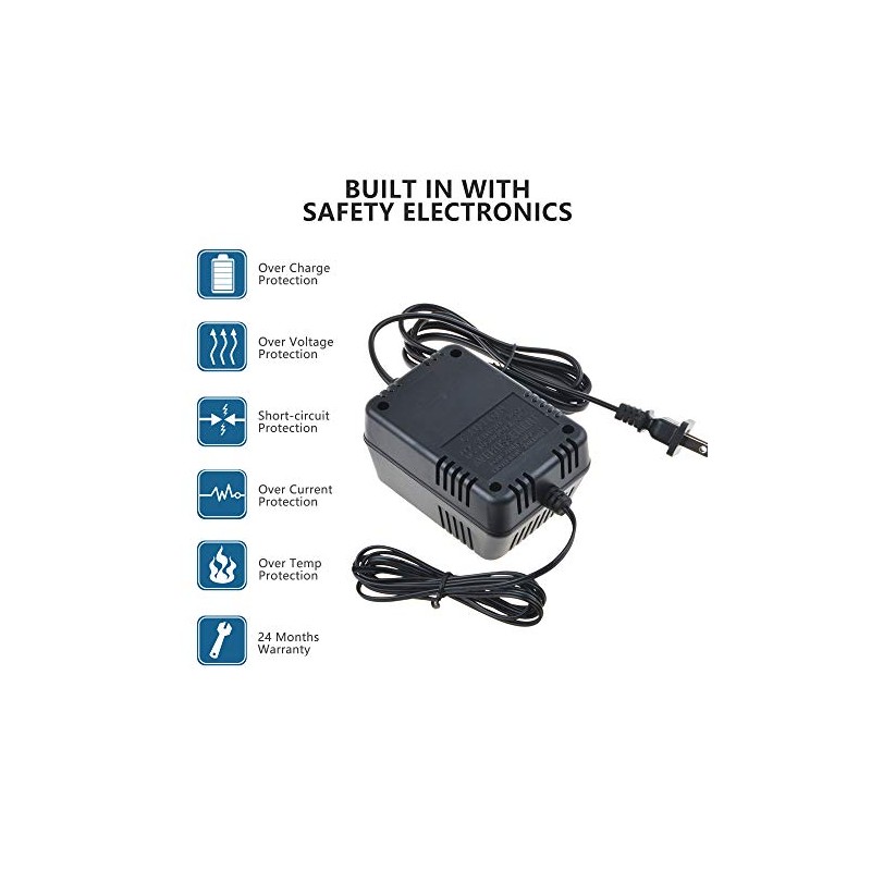 SupplySource 12V AC/AC Adapter Replacement for 12 Volts Model AD-1200600AU