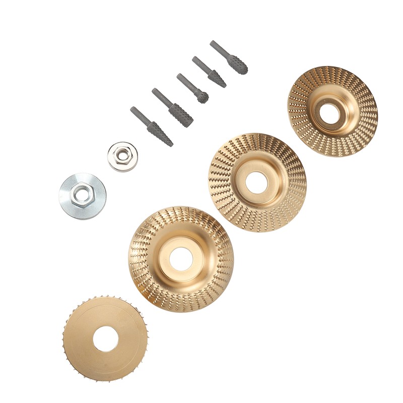 Wood Carving Disc Rotary File Set Angle Grinder Grinding Shaping