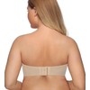 DotVol Women's Large Sizes Underwired Unpadded Bandeau Strapless Multiway Bra,