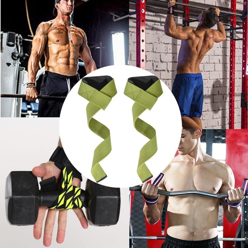 Lifting Straps for Weight Lifting, Crossfit, Bodybuilding, Powerlifting and deadlifting.