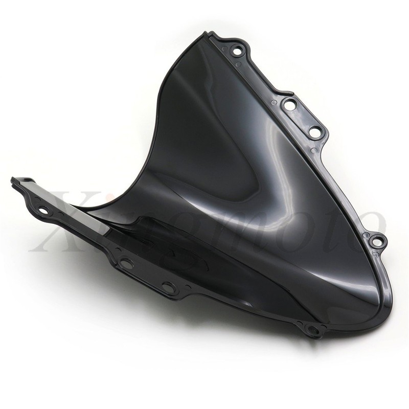 Smoke Black Double Bubble Windscreen Windshield for 04-2005 for Suzuki