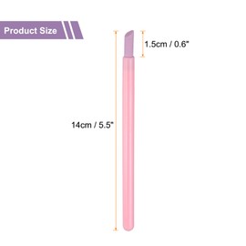 HARFINGTON 15pcs Pumice Stone Nail File, Pumice Nail Polishing Stick Cuticle Remover, Professional Quartz Stone Nail Filing Buffer Manicure Tool for Salon Nail Art Care, Pink