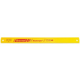 Starrett Redstripe Solid High Speed Steel Power Hacksaw Blade - Ideal for Contractors and Tradesmen - .062" Thickness, 6 TPI, 17" Length, 1-1/4" Width - RS1706-6