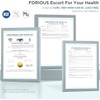 FORIOUS Bathroom Faucets 3 Hole,Matte Black 8 Inch Widespread Bathroom