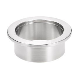 YOKIVE Long Weld Clamp Ferrule, 304 Stainless Steel Fitting Great for Plumbing Refrigeration (Silver Tone, 1.73x0.79-Inch)