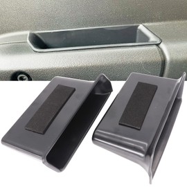 AUTOXBERT Door Side Storage Box for Suzuki Jimny 2019-2023 JB64 JB74 Accessories Interior Accessories Door Organizer Handle Pocket Phone Holder 2 Pack Black