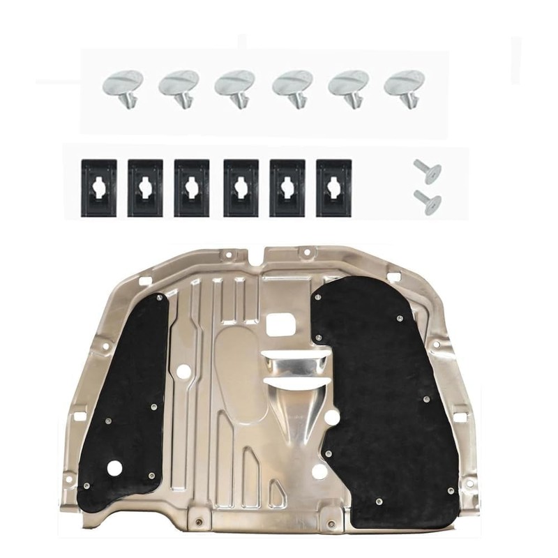 SHOZHO Al-mg Alloy Engine Splash Guard Under Car Shield Cover