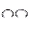 4pcs Horseshoes Aluminum Alloy Light Weight Reliable Practical Horse Riding